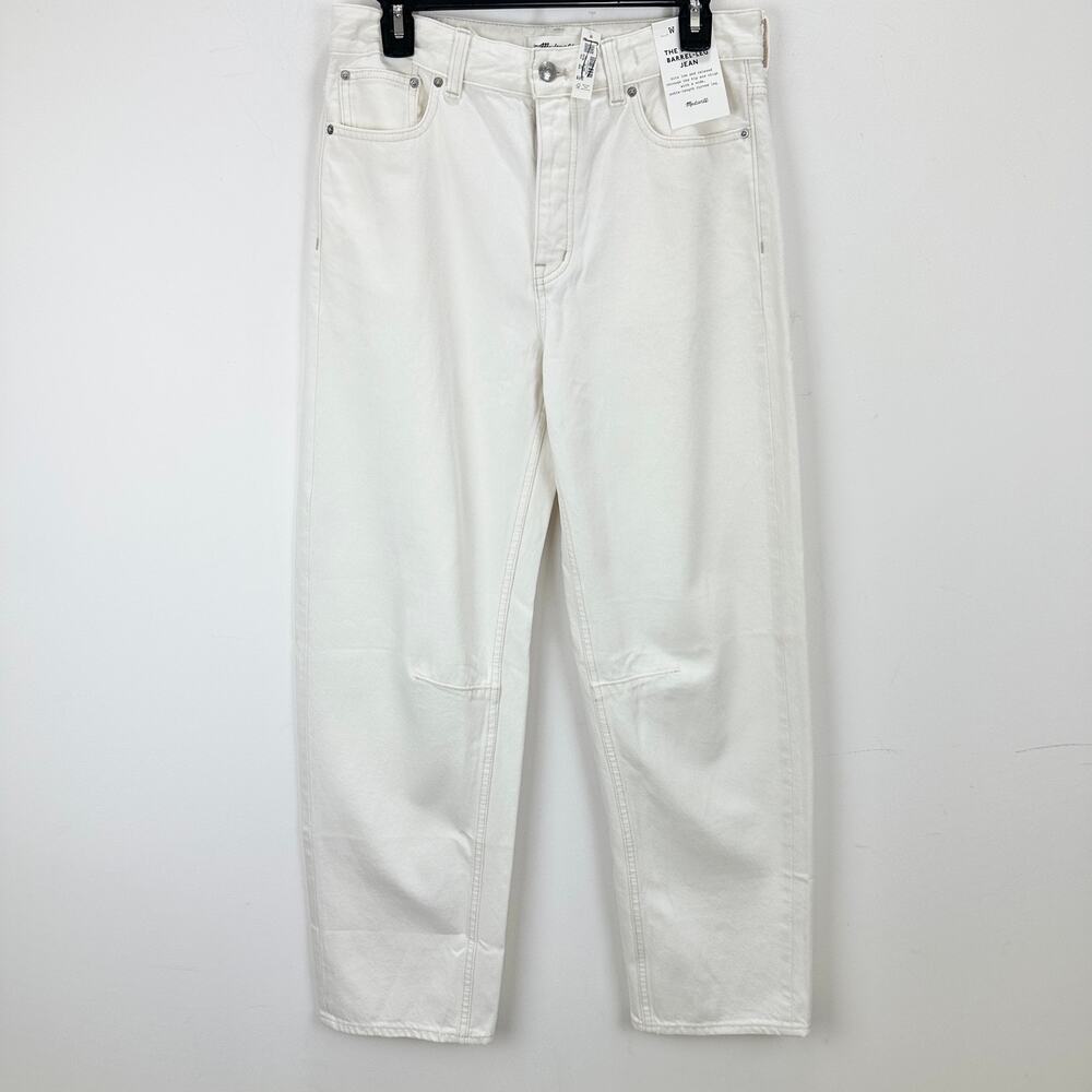 Madewell The Tall Darted Barrel Leg Jean Vintage Canvas Rigid Denim 26T NWT - Picture 8 of 16